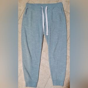 Womens Esstive Light Blue Marled Thick Warm Joggers Size XL